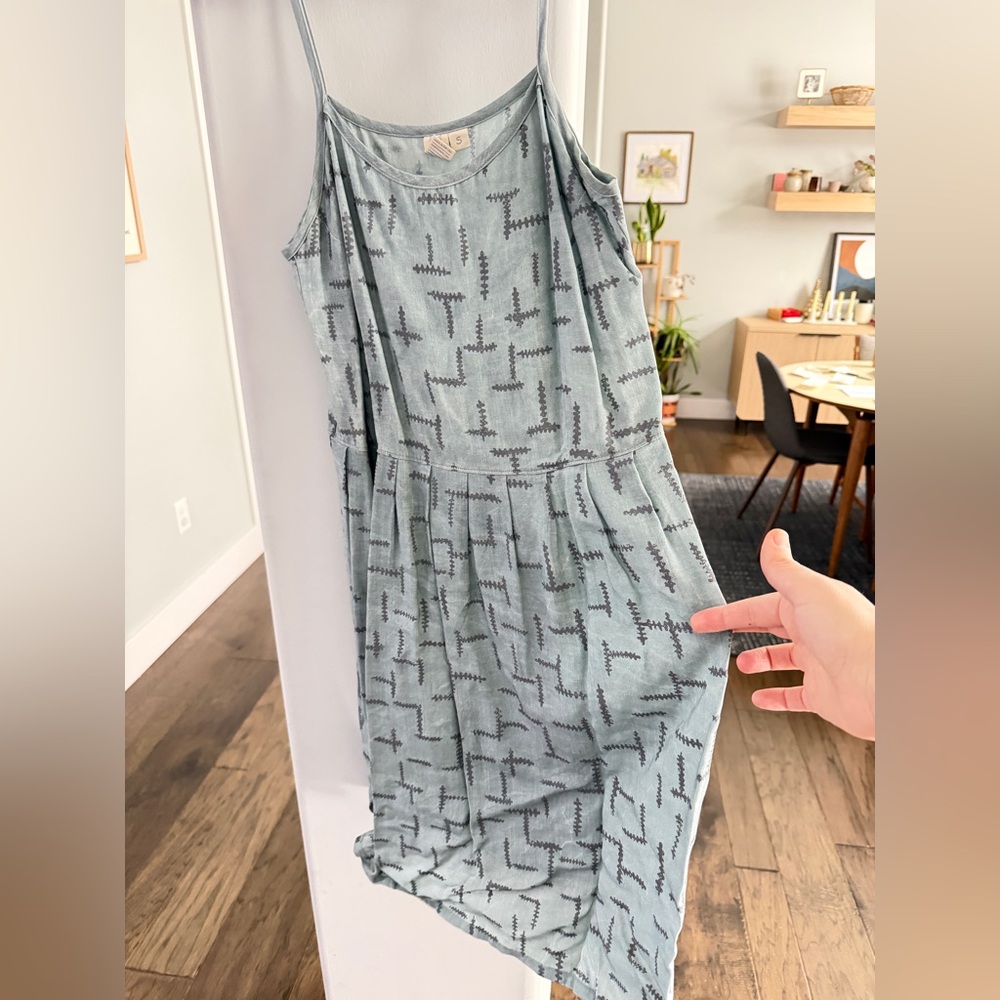 Make It Good Apparel Small Patterned Sleeveless Dress